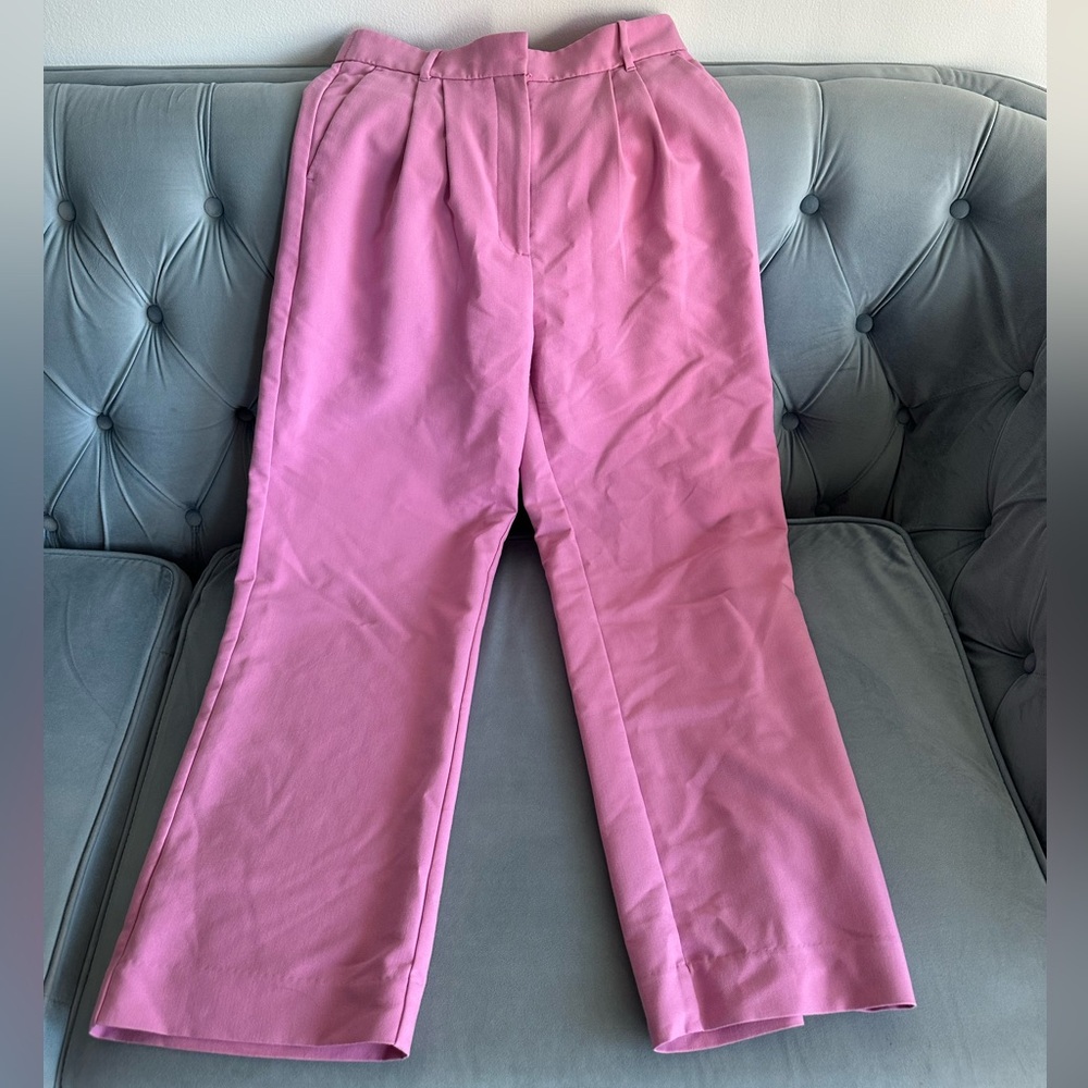 Abercrombie work trousers in Barbie Pink🎀